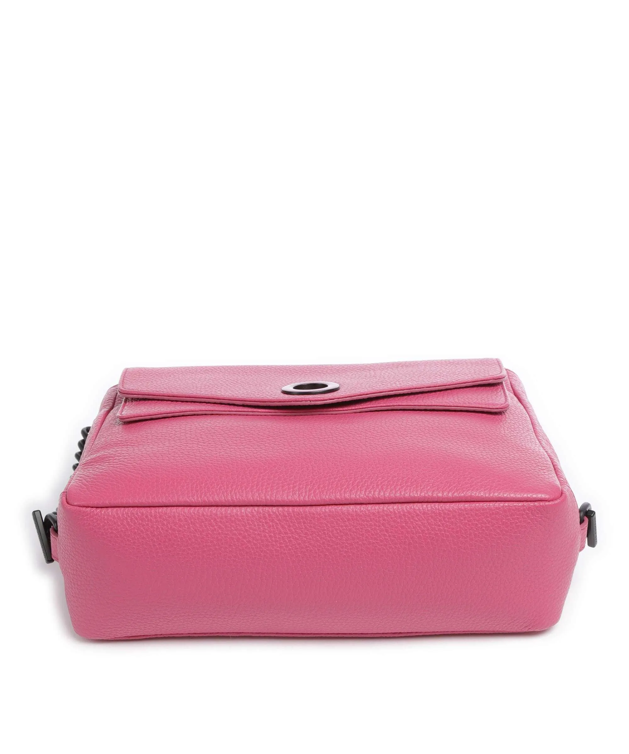  Mandarina Duck Mellow Neon Borsa a spalla pelle di vitello grana pink  