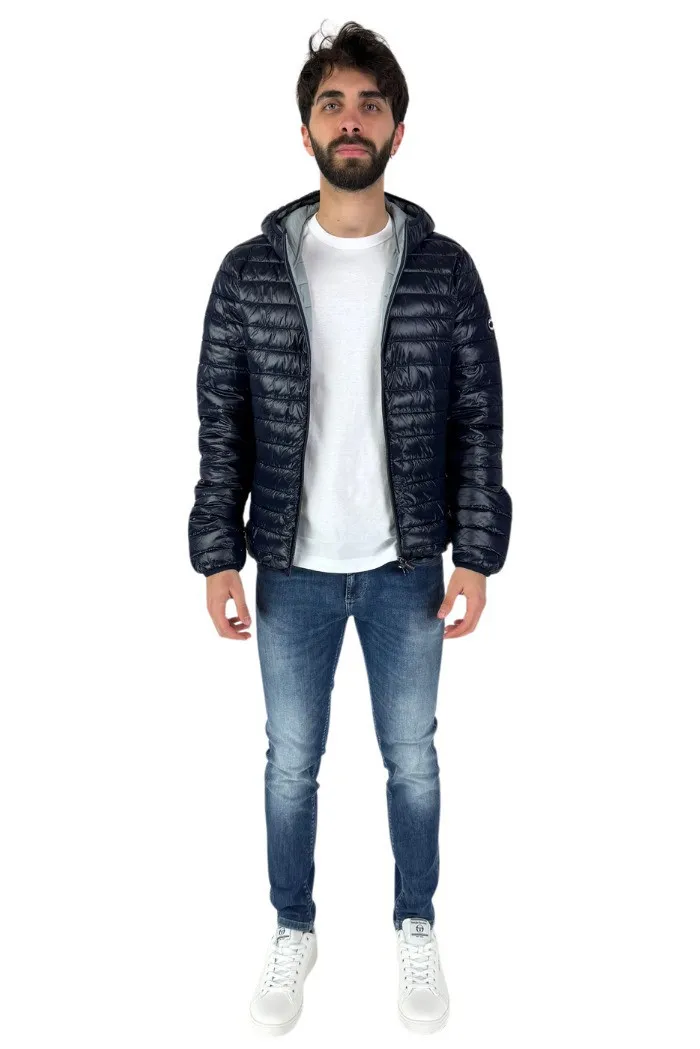 Markup piumino in nylon con cappuccio mk14003