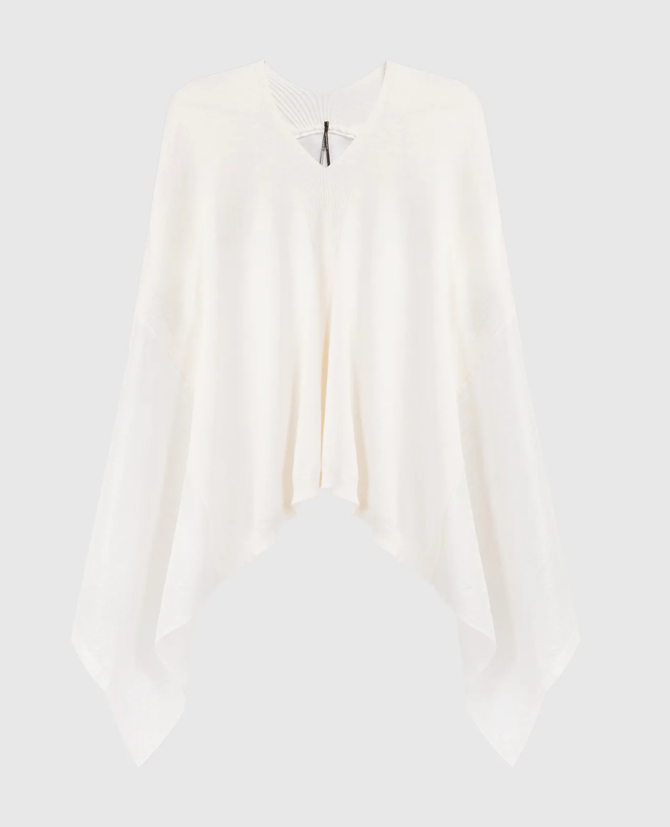 Masnada Maglione beige con seta 76PM07