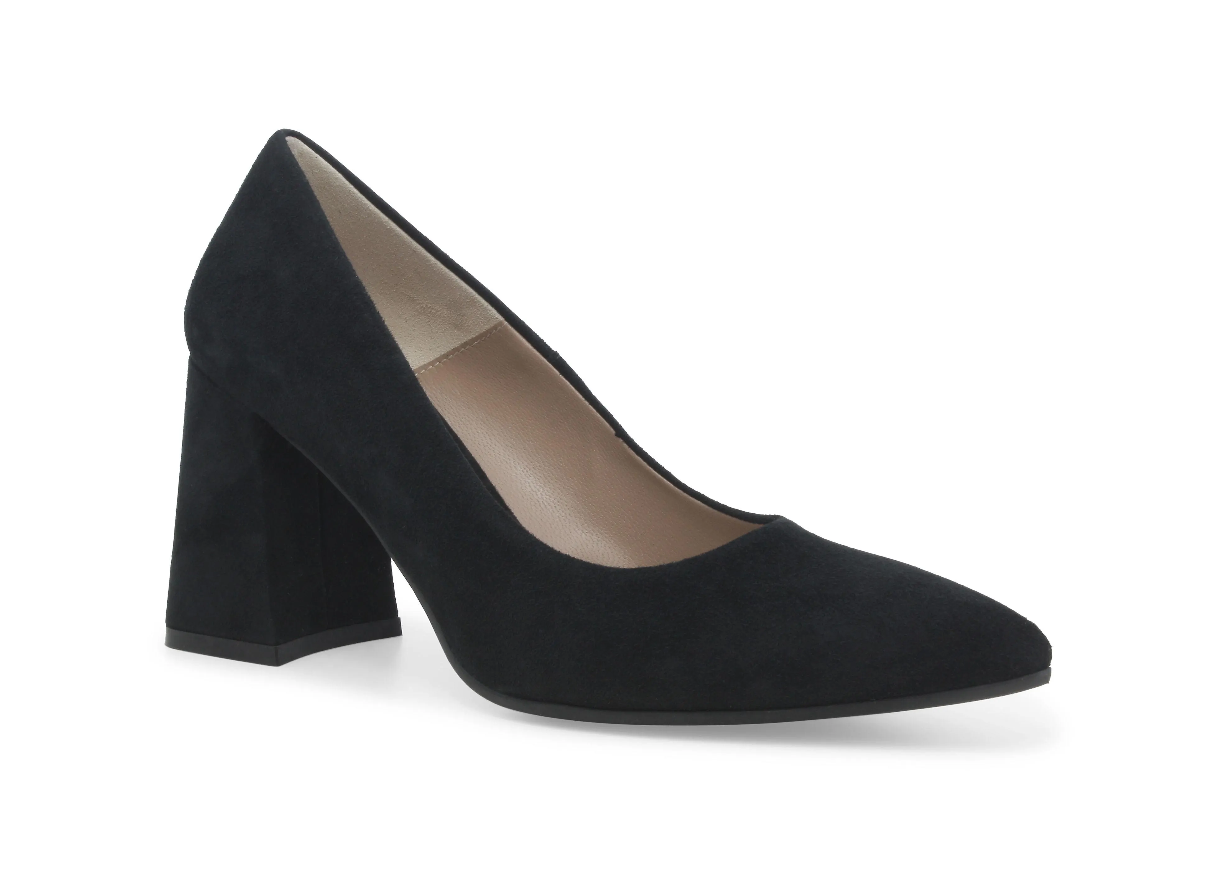 Melluso Decollete donna in camoscio nero d5185w