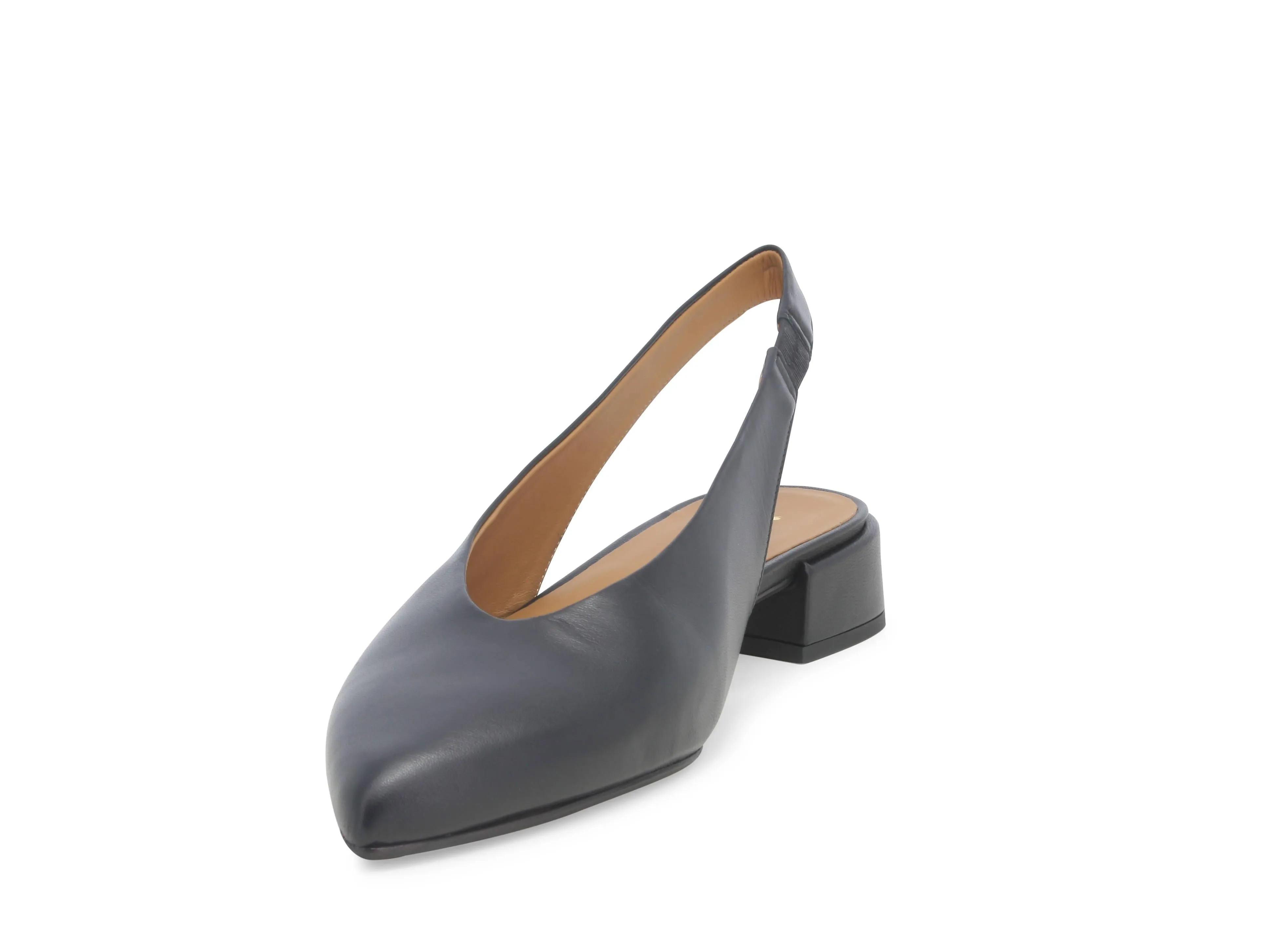 Melluso Scarpe Tallone Aperto Tacco Basso Tomaia Pelle