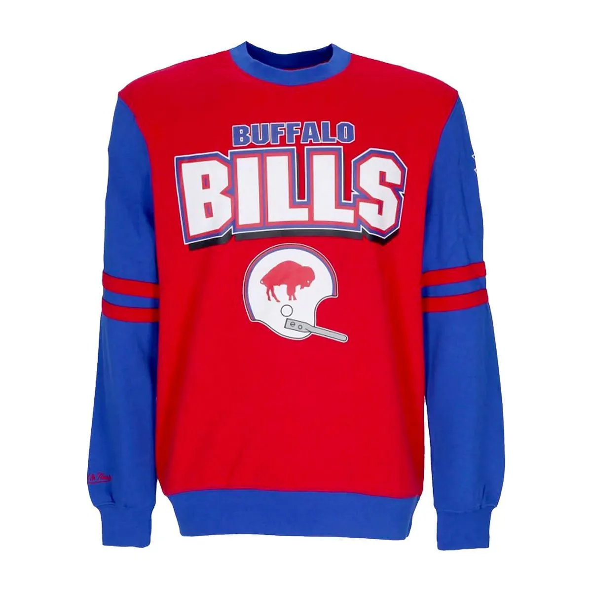      MITCHELL & NESS FELPA GIROCOLLO ALLOVER 2.0 BULLS  