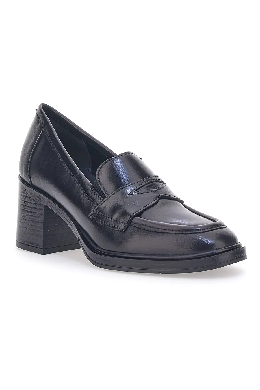Mocassini con tacco Vera pelle Pittarello Look 2446031