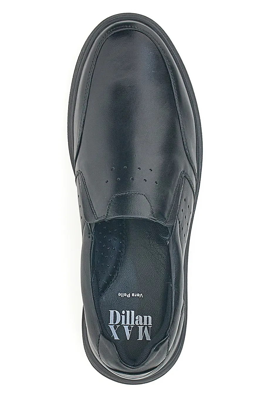 Mocassini Neri In Vera Pelle Max Dillan 542
