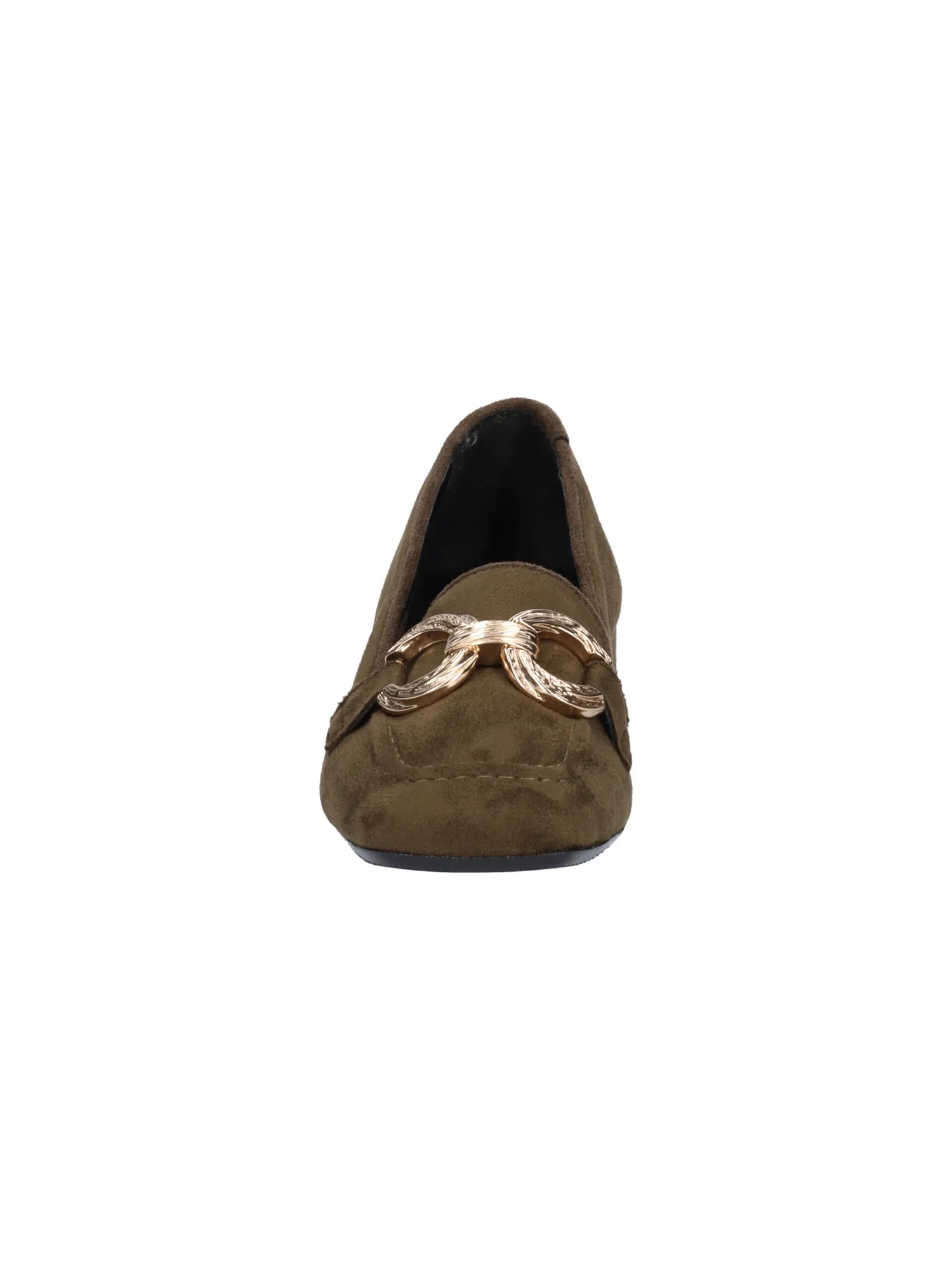 Mocassino tacco basso Liviana da donna verde
