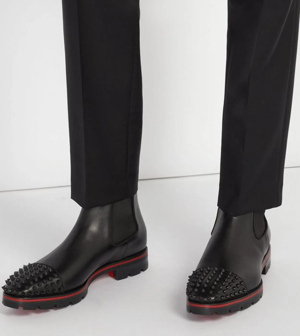 New In Men Stivaletti Chelsea Rivet Punta tonda Slipon Stivaletti marroni da uomo con spedizione gratuita Zapatos Outdoor Hombre
