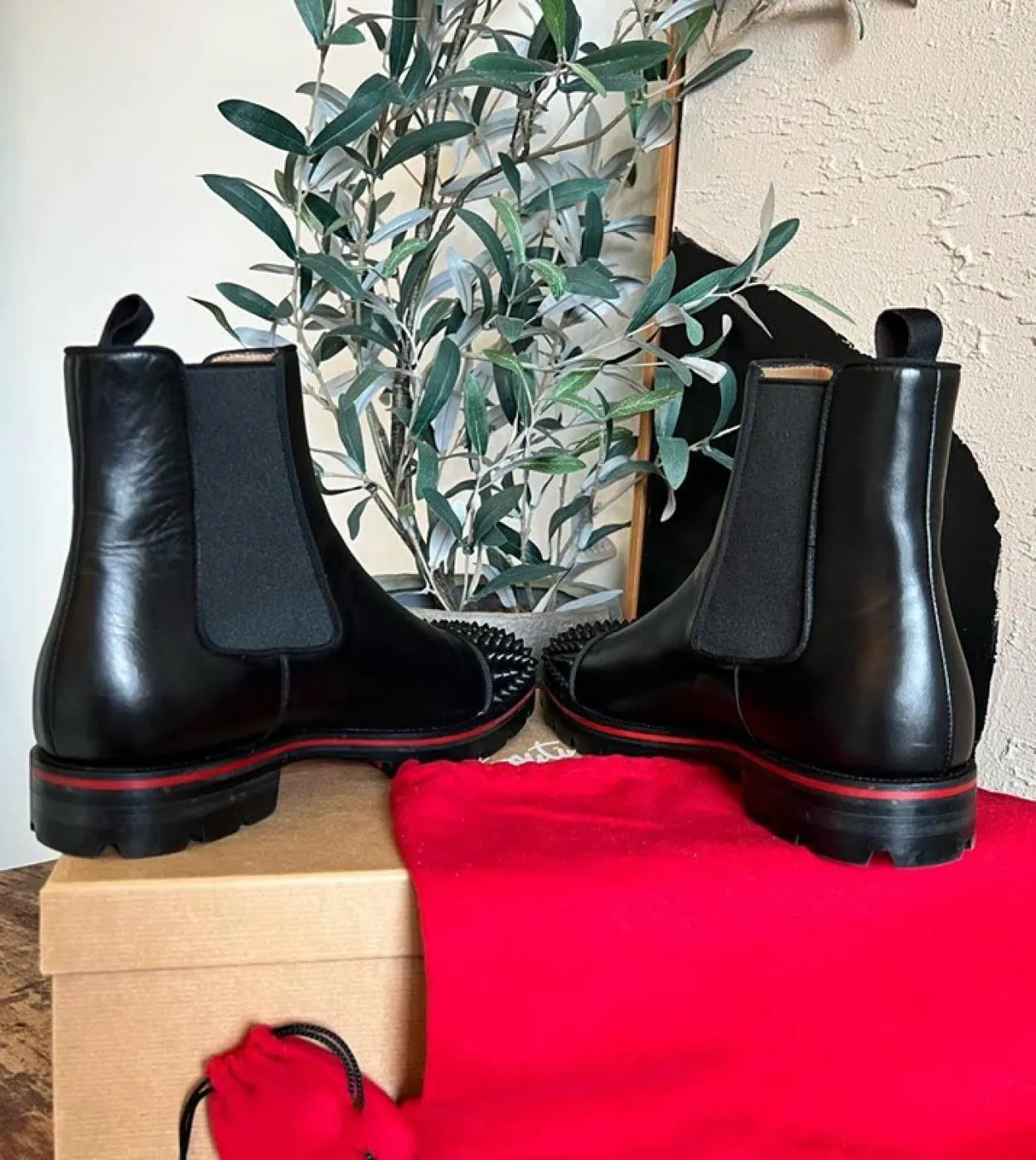 New In Men Stivaletti Chelsea Rivet Punta tonda Slipon Stivaletti marroni da uomo con spedizione gratuita Zapatos Outdoor Hombre