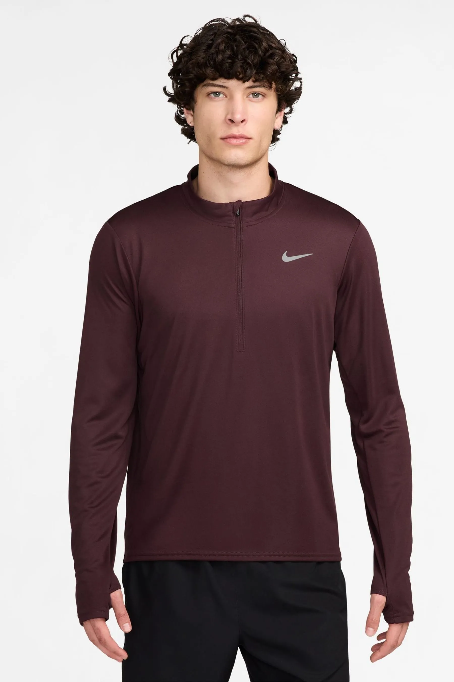 Nike - Dri-FIT Pacer - Top da running con mezza zip    