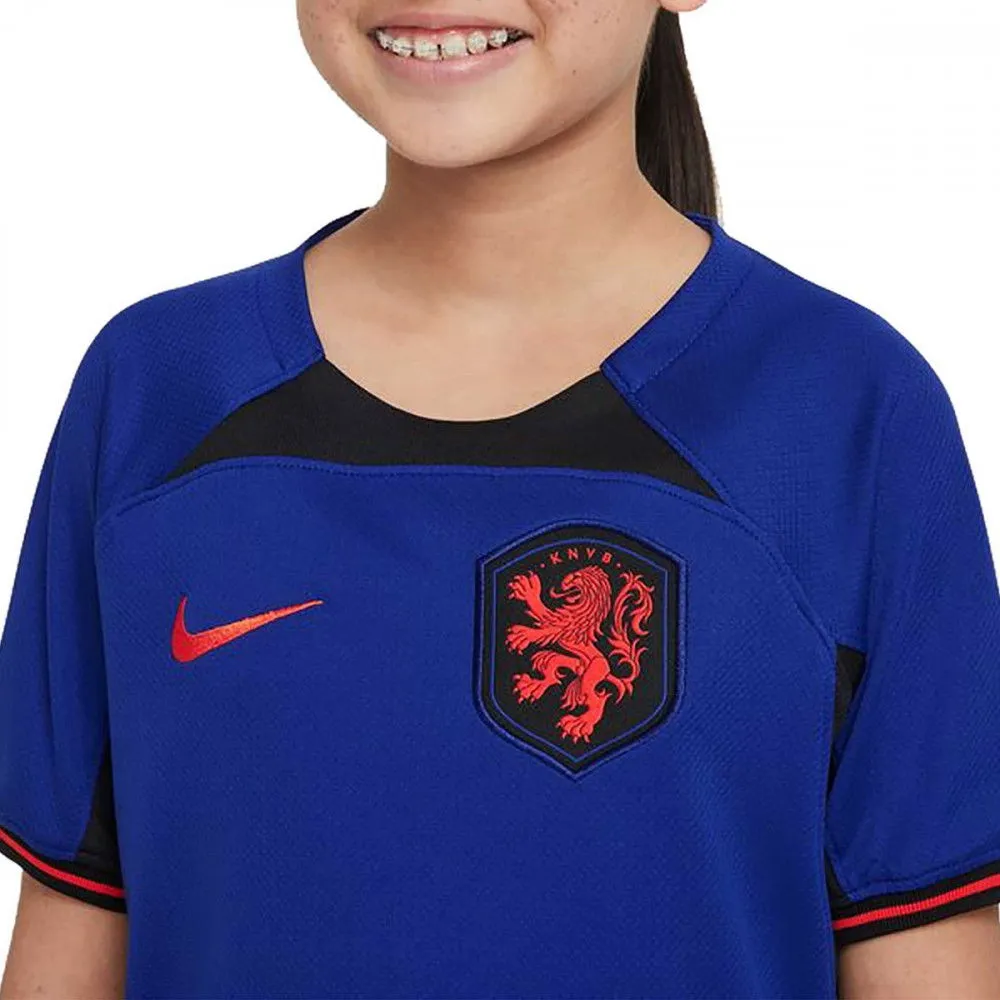 NIKE SECONDA MAGLIA OLANDA MONDIALI QATAR 2022 BAMBINO