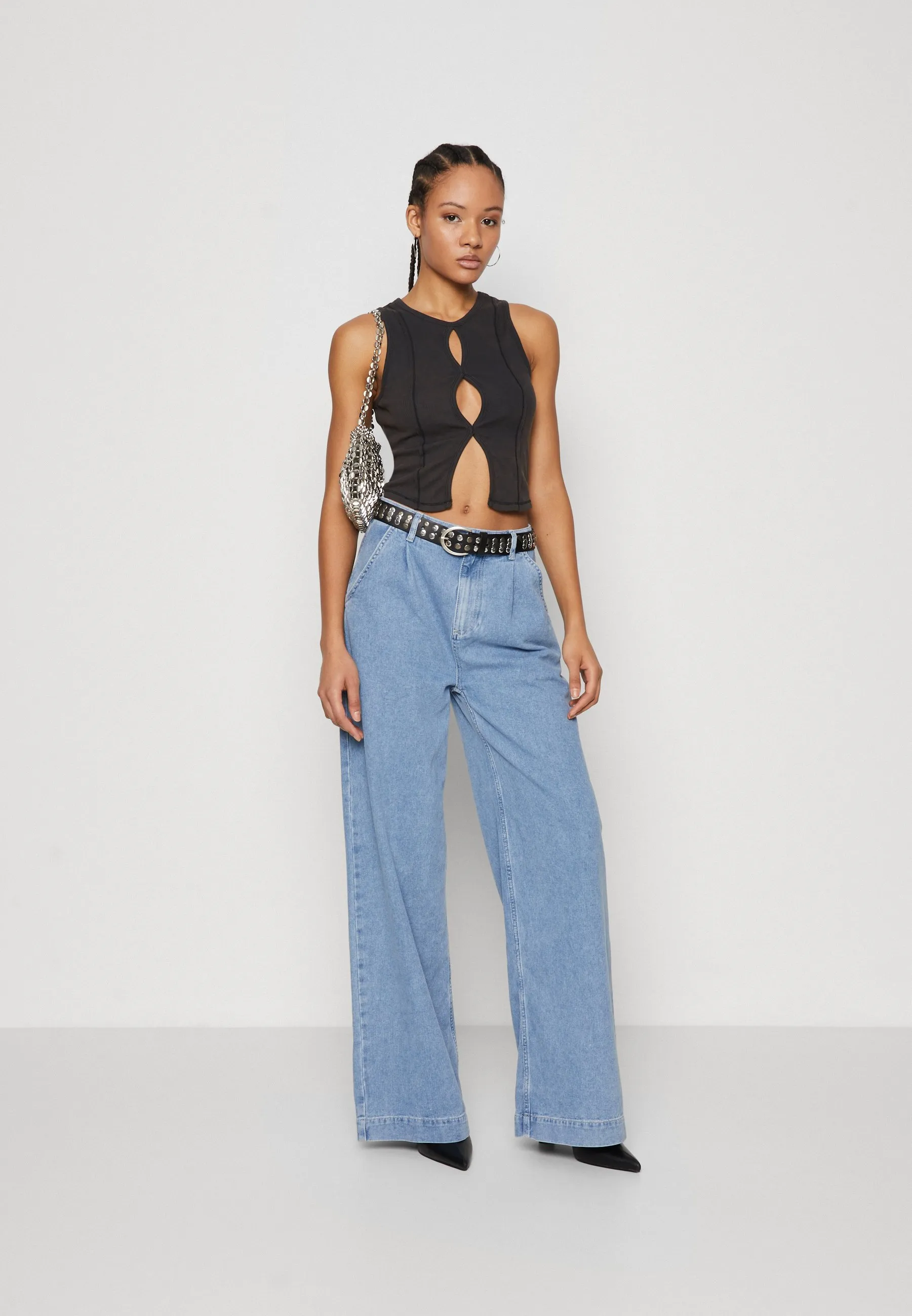 NMKENJA WIDE LEG - Jeans baggy