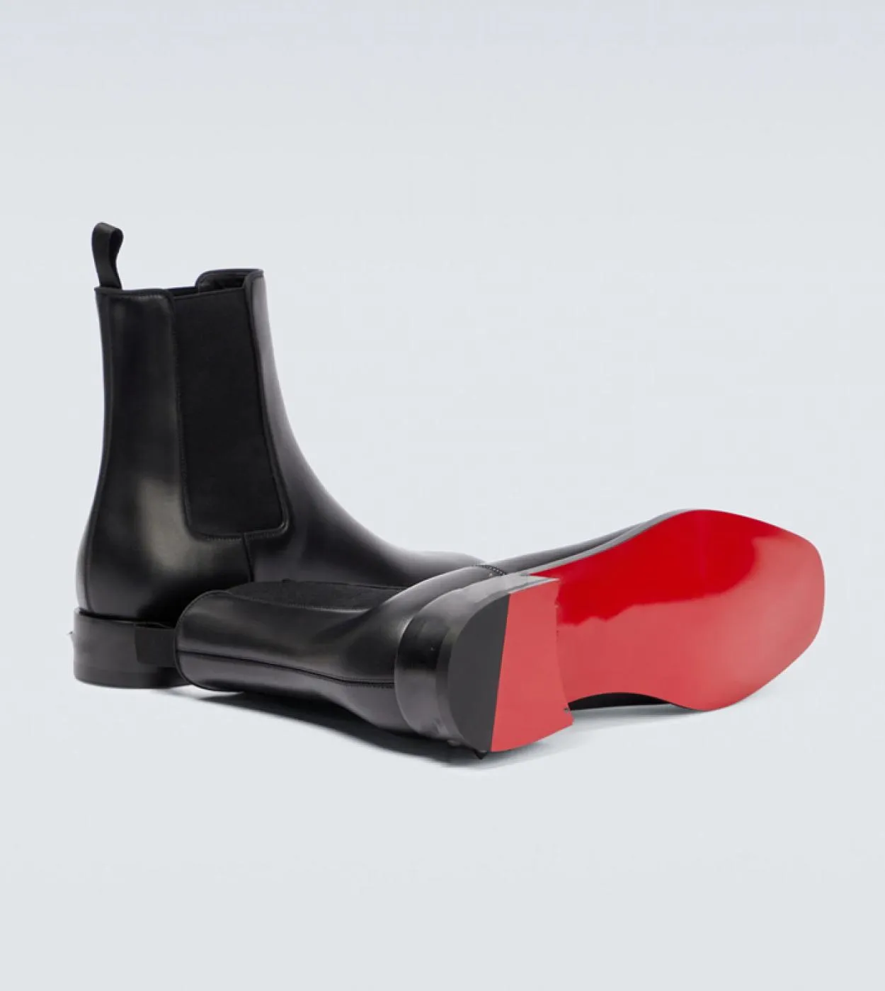 Nuovi stivaletti Chelsea neri da uomo con suola rossa punta quadrata slip on stivaletti da uomo daffari spedizione gratuita Bot