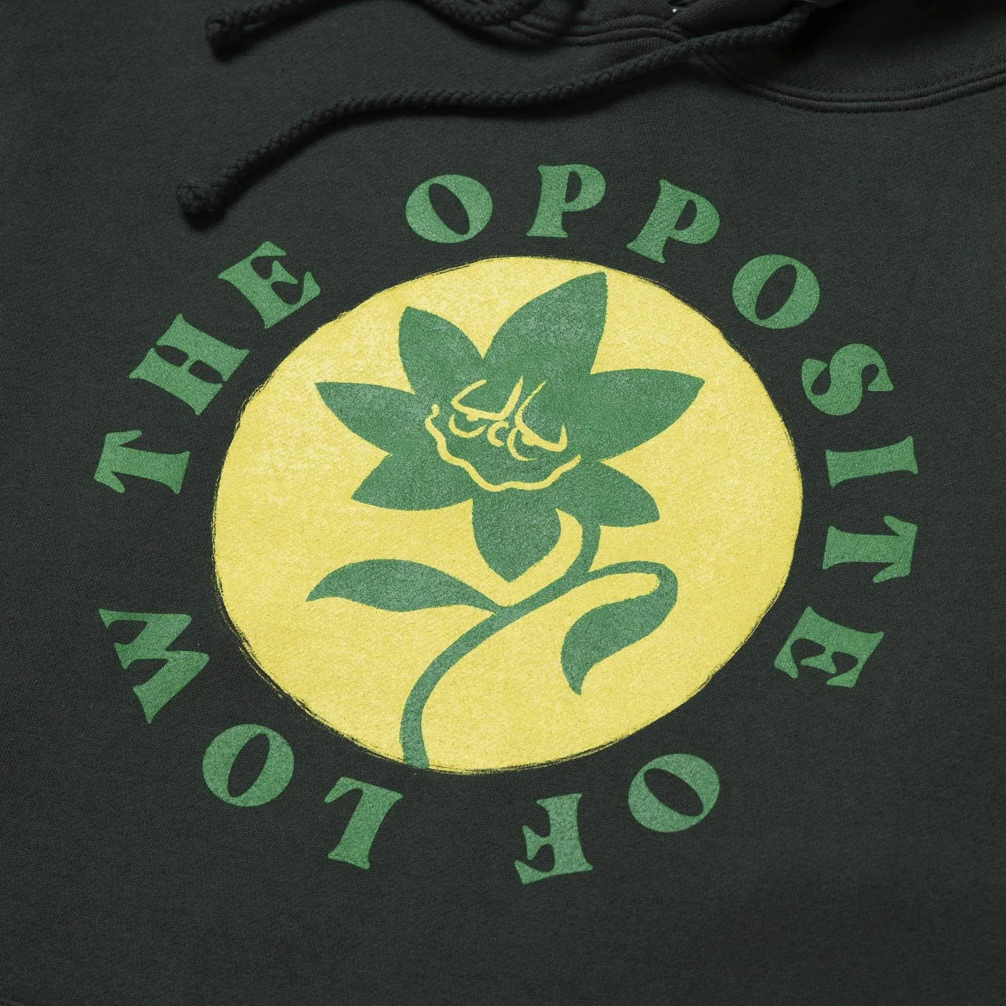 OPPOSITE OF LOW P/O HOODIE - FOREST GREEN