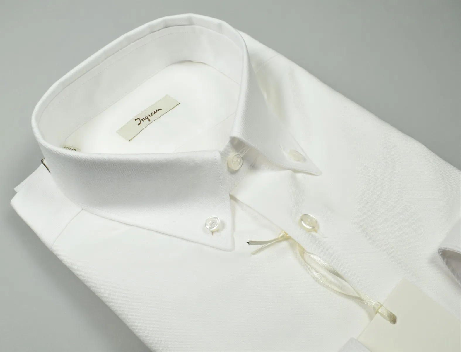 Oxford cotton slim fit button down shirt