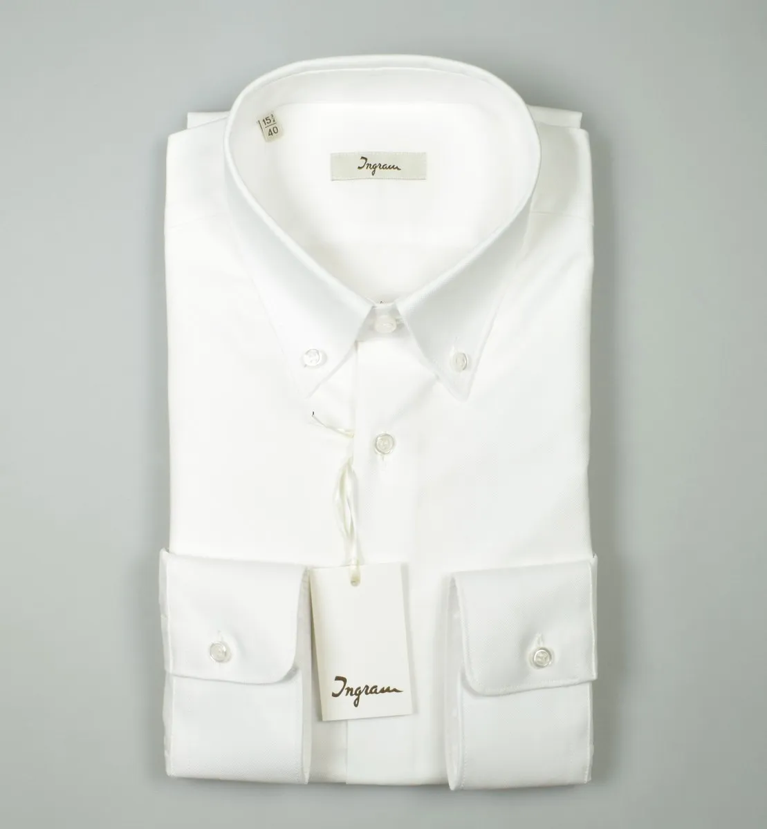 Oxford cotton slim fit button down shirt