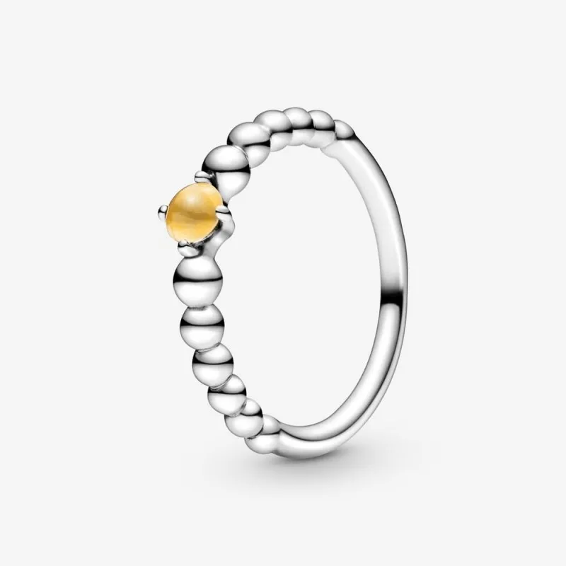 Pandora - Anello Sfere giallo 50