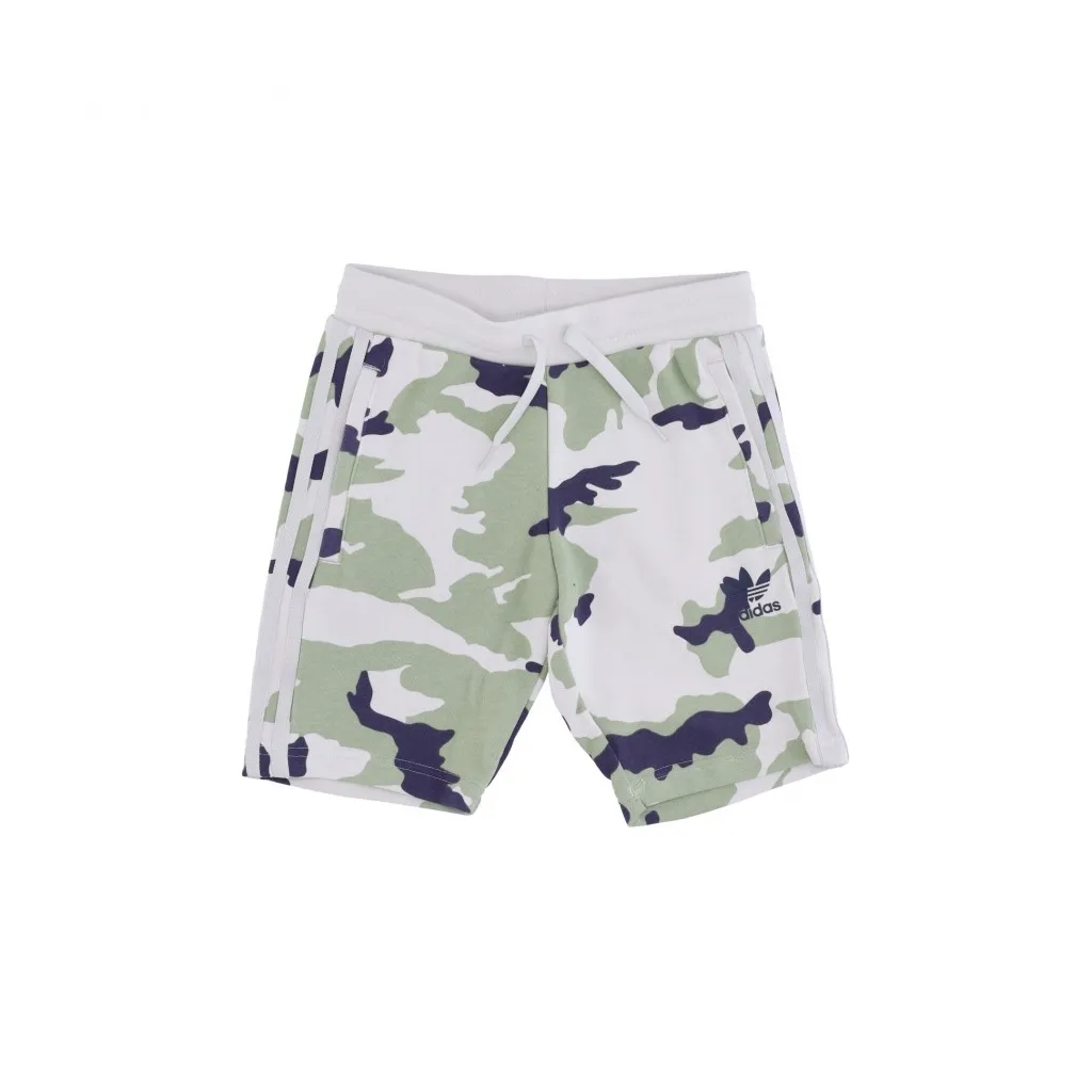 pantalone corto tuta ragazzo camo shorts ORBIT GREY/MAGIC LIME/SHADOW NAVY