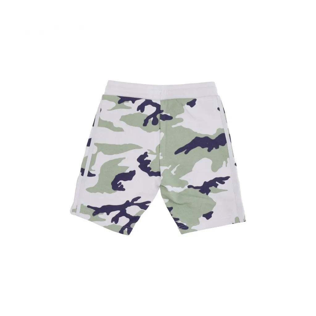 pantalone corto tuta ragazzo camo shorts ORBIT GREY/MAGIC LIME/SHADOW NAVY