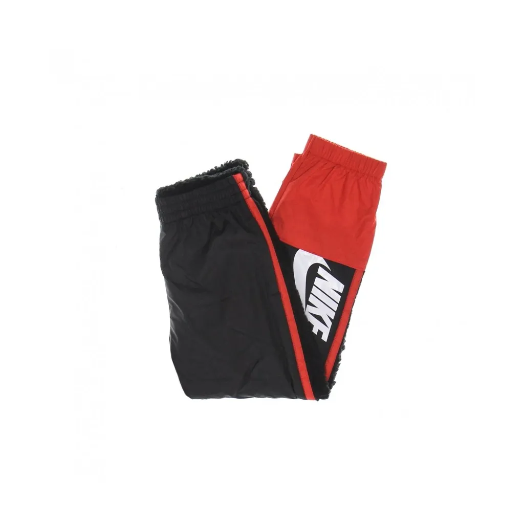 pantalone tuta bambino amplify sherpa pant BLACK/UNIVERSITY RED