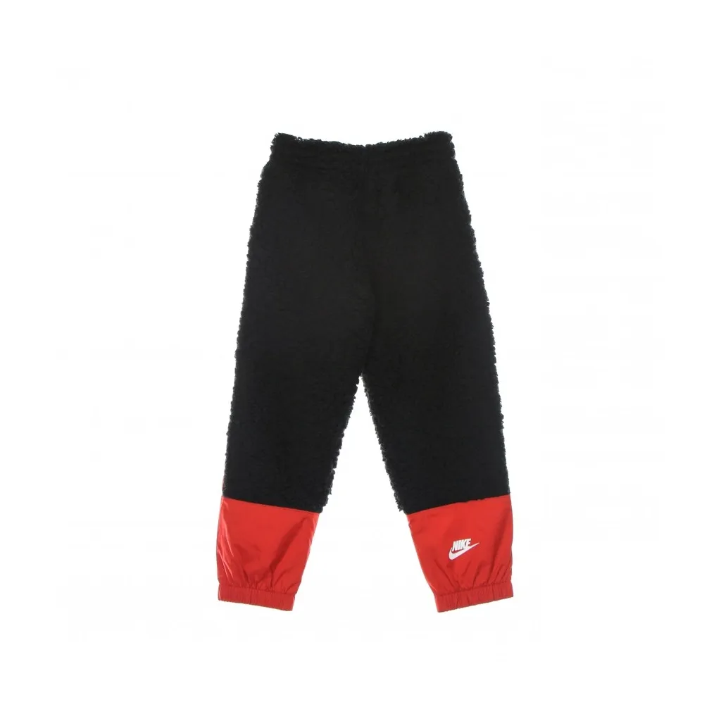 pantalone tuta bambino amplify sherpa pant BLACK/UNIVERSITY RED