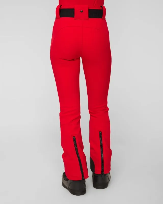 Pantaloni rossi da sci Goldbergh Pippa