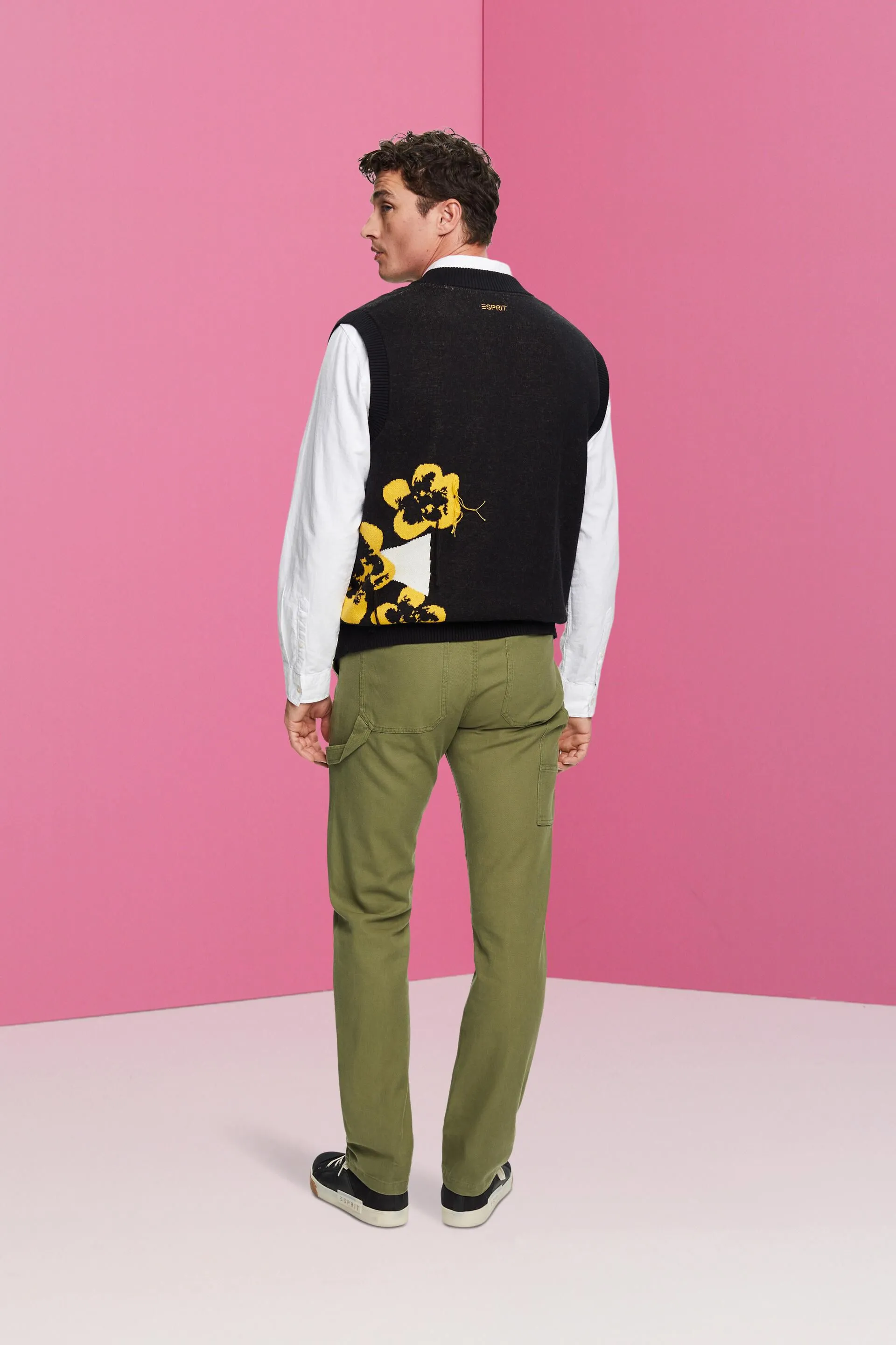 Pantaloni stile cargo in cotone