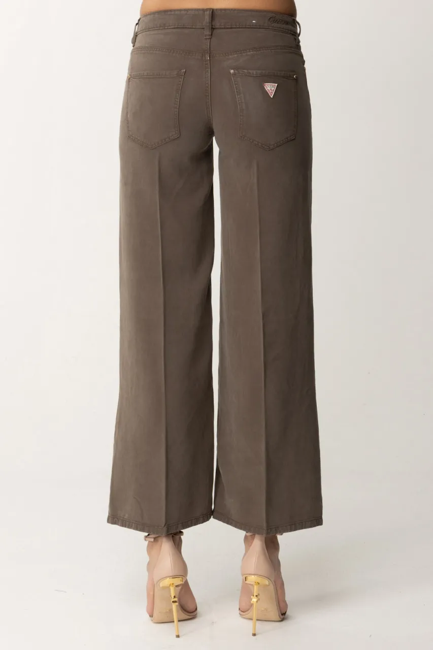 Pantaloni wide leg GENERAL BROWN