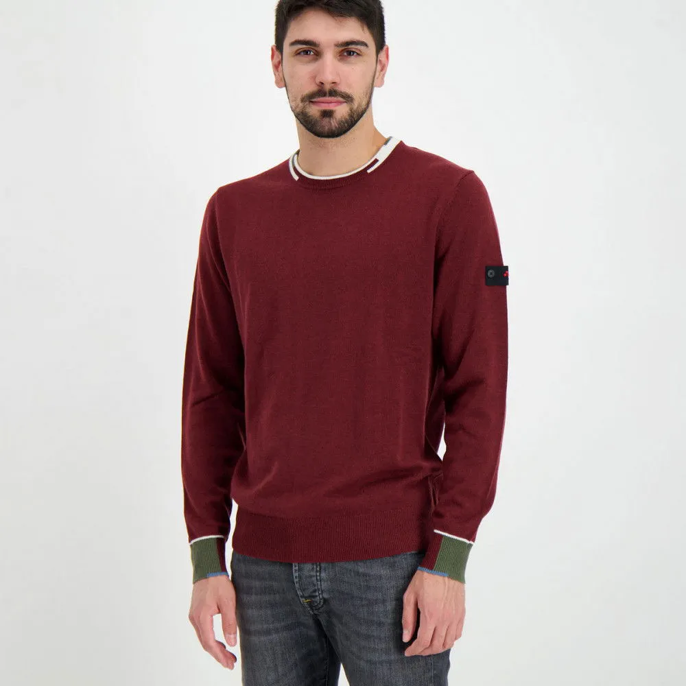 PEUTEREY MAGLIONE GIROCOLLO LANA INSERTATO MARLON