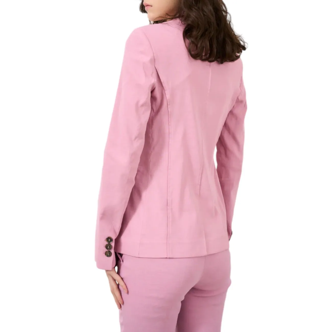 Pinko giacca rosa in lino