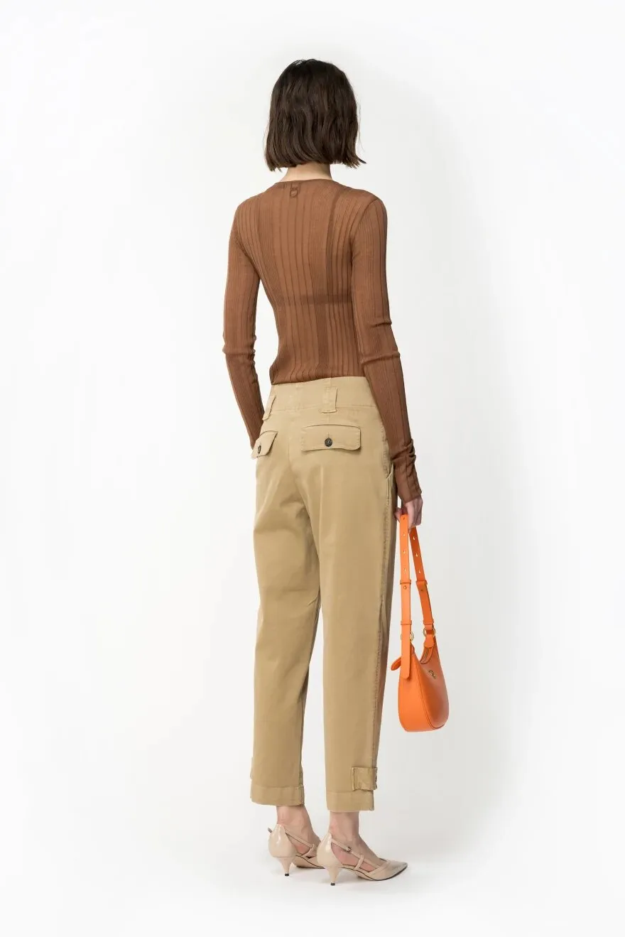 PINKO Pantaloni cargo old wash