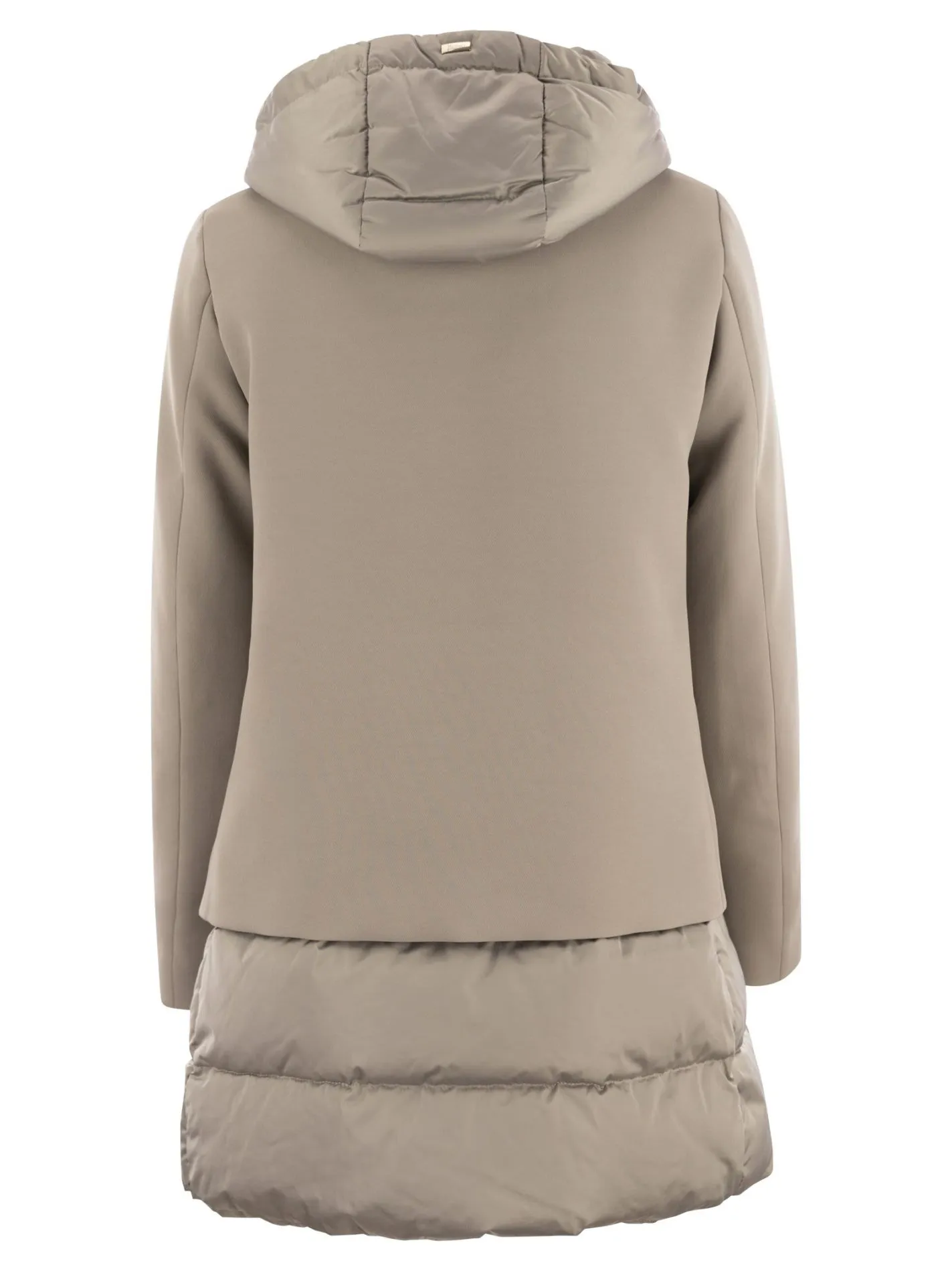 Piumino A-Shape con cappuccio