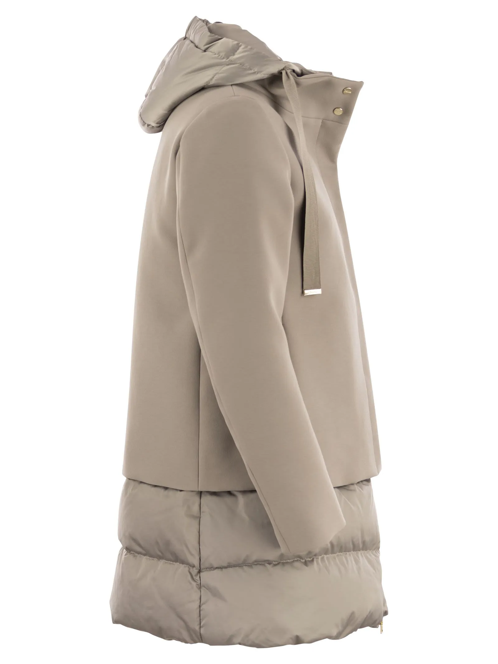 Piumino A-Shape con cappuccio