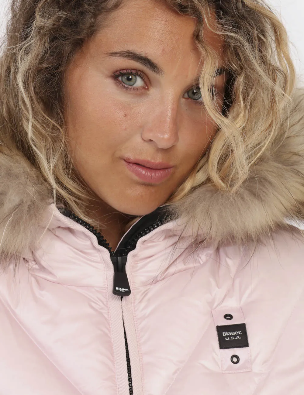 Piumino Blauer Rosa