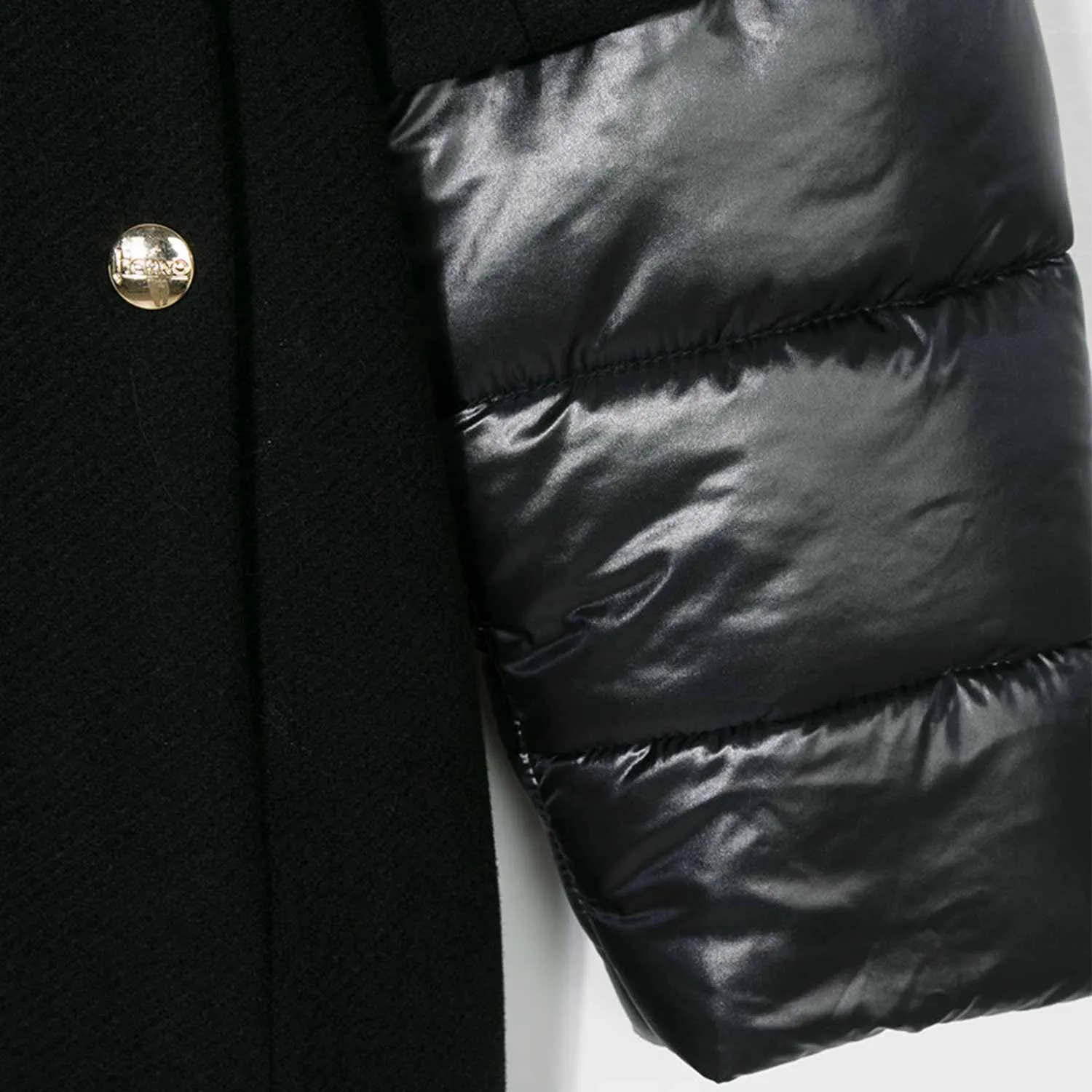 Piumino Parka Nero Bambina Teen