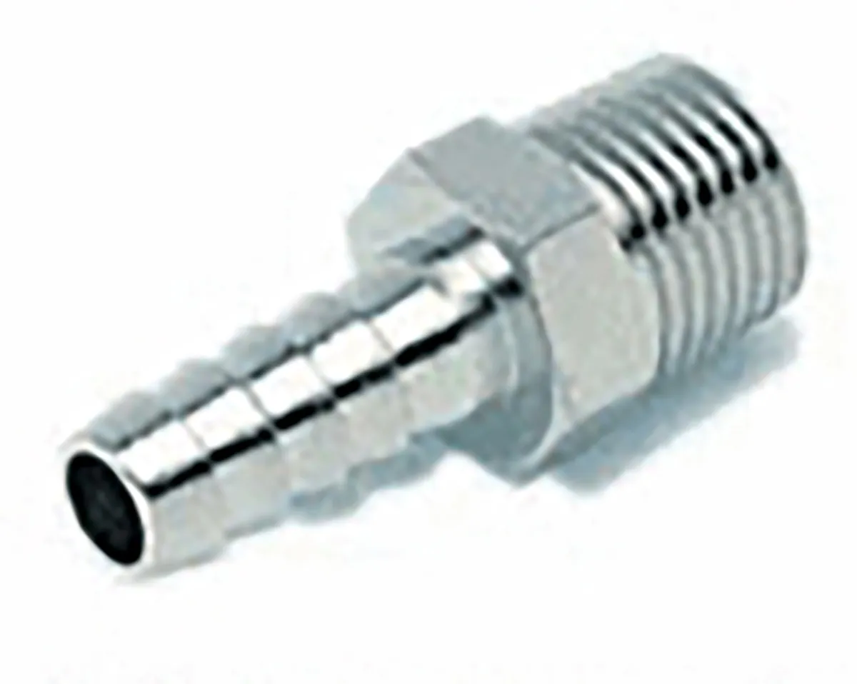 Portagomma RS PRO in Ottone nichelato, Ø int. 18mm, 5 MPa, 50 bar max
