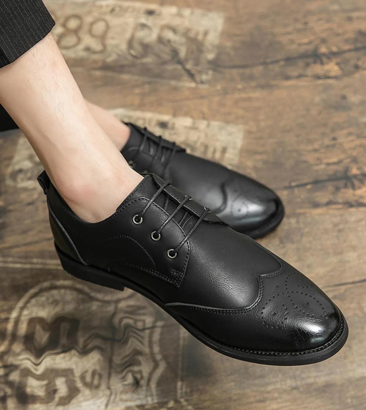 Primavera nuovi uomini scarpe da lavoro scarpe oxford da uomo scarpe eleganti in pelle con lacci uomo formale scarpe da sposa da