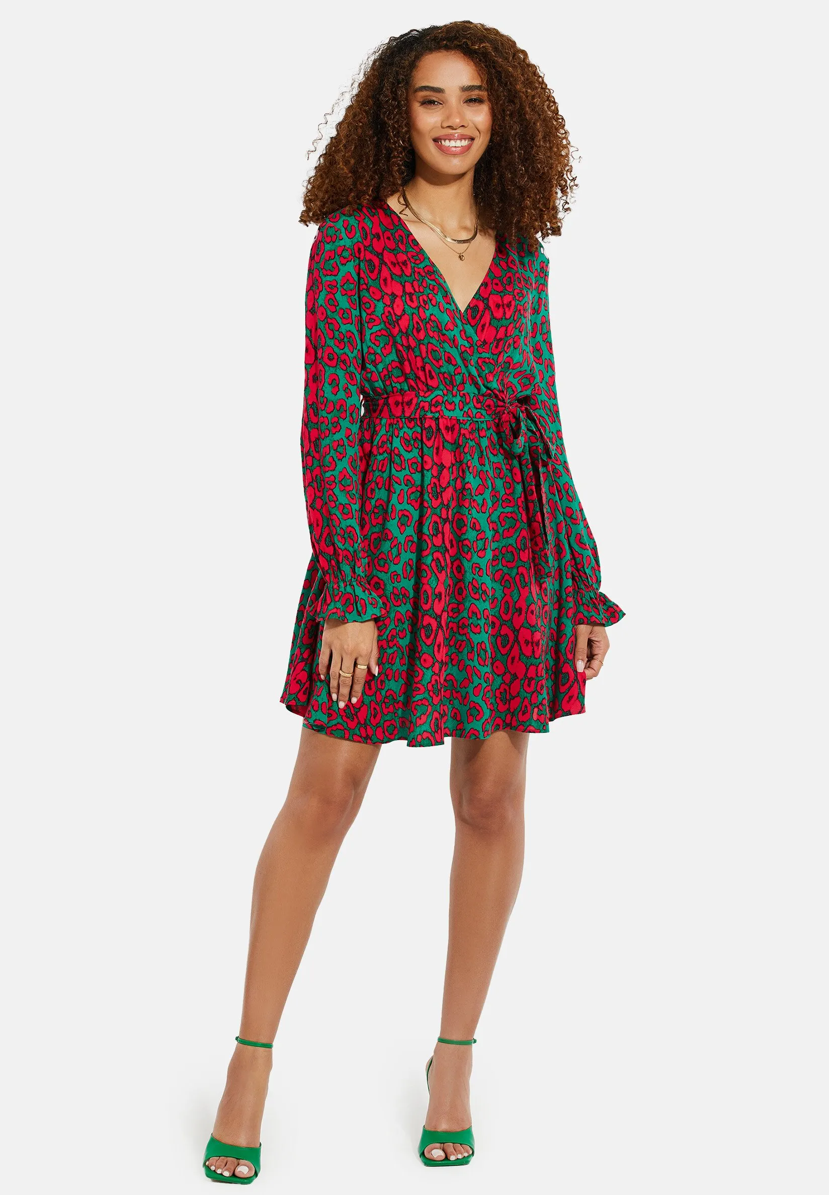 PRINTED WRAP - Vestito estivo