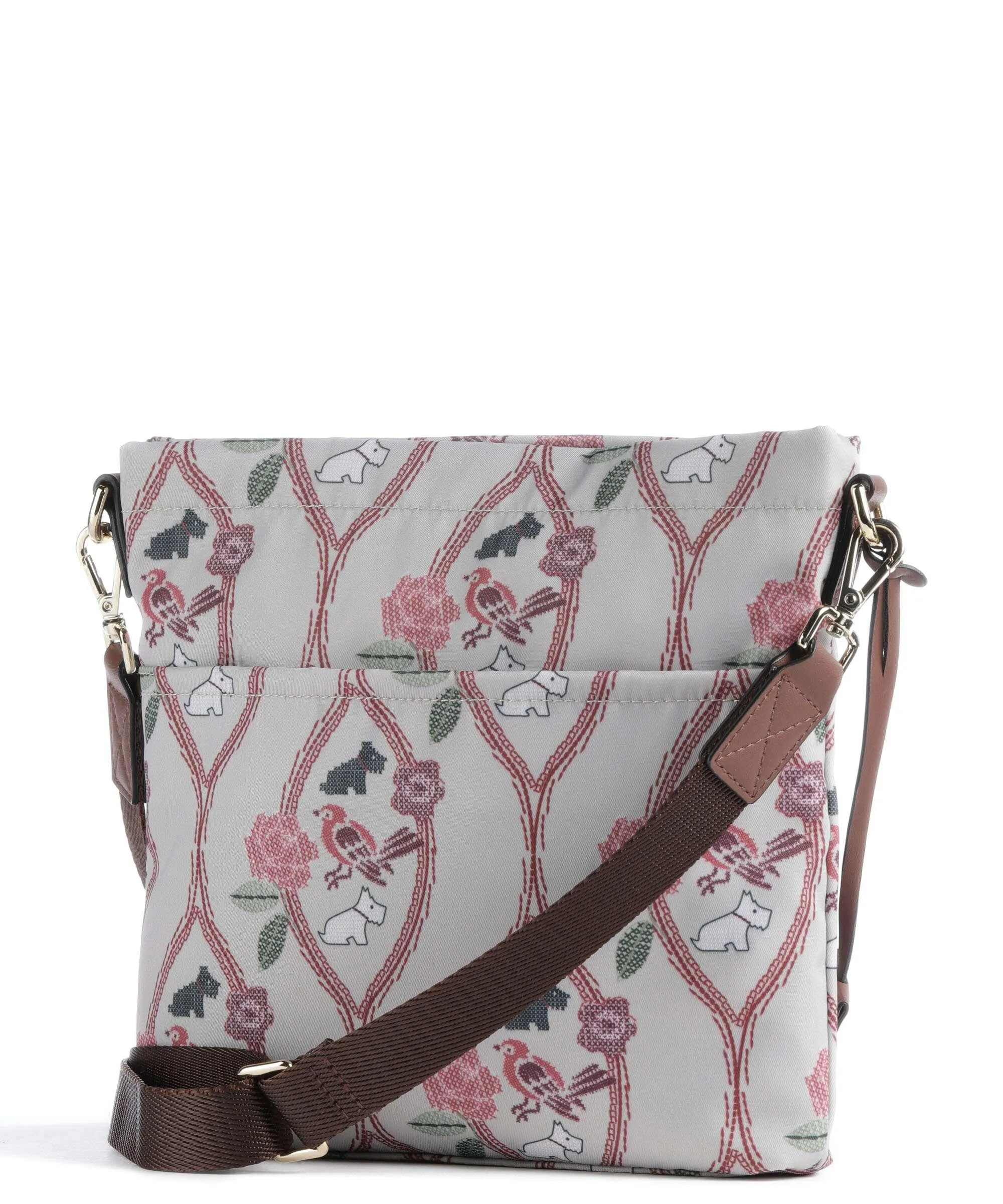  Radley London Finsbury Park Borsa a tracolla poliestere grigio chiaro  