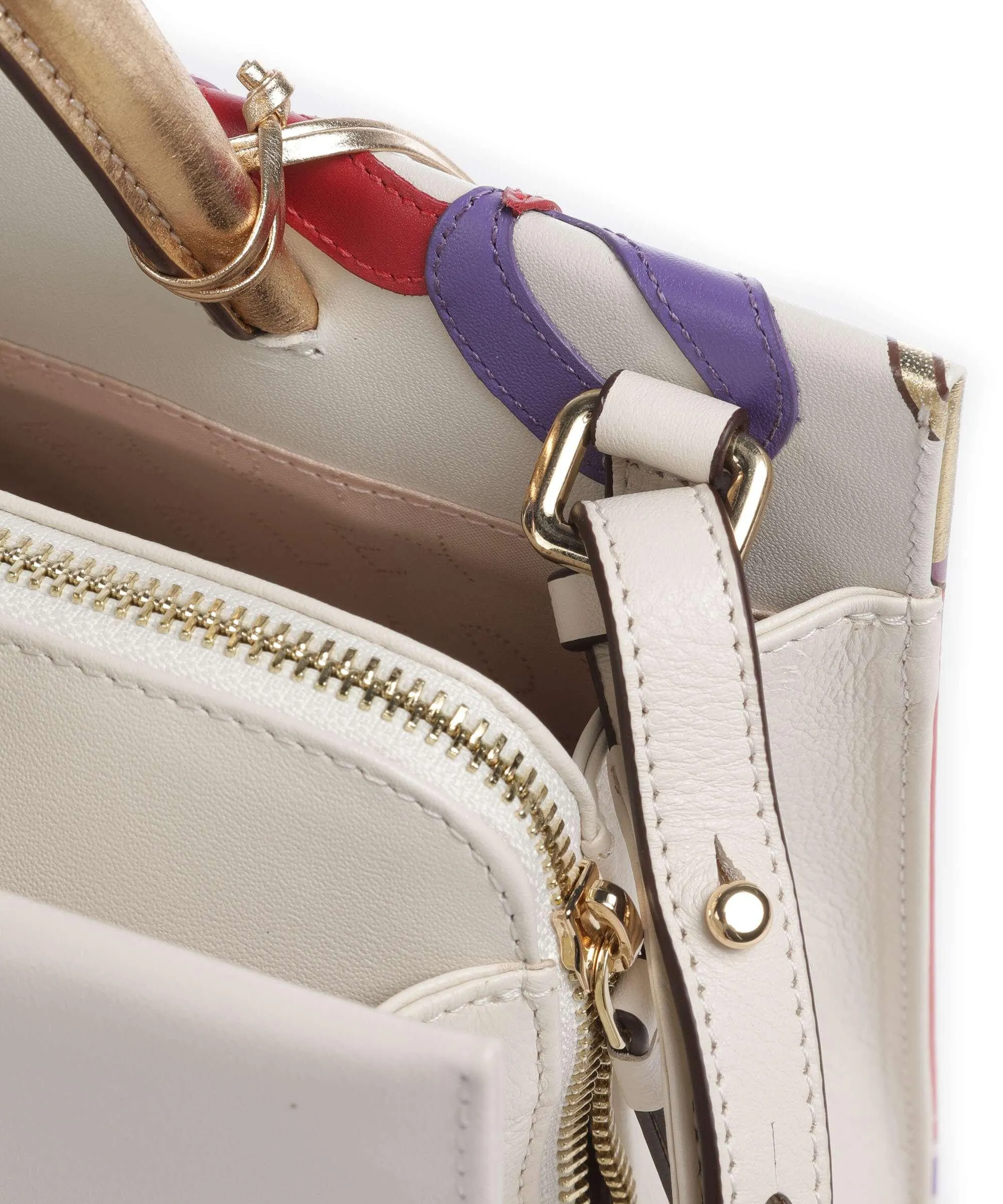  Radley London Picture Party Pals Borsa a mano pelle di vacchetta finemente grana avorio  
