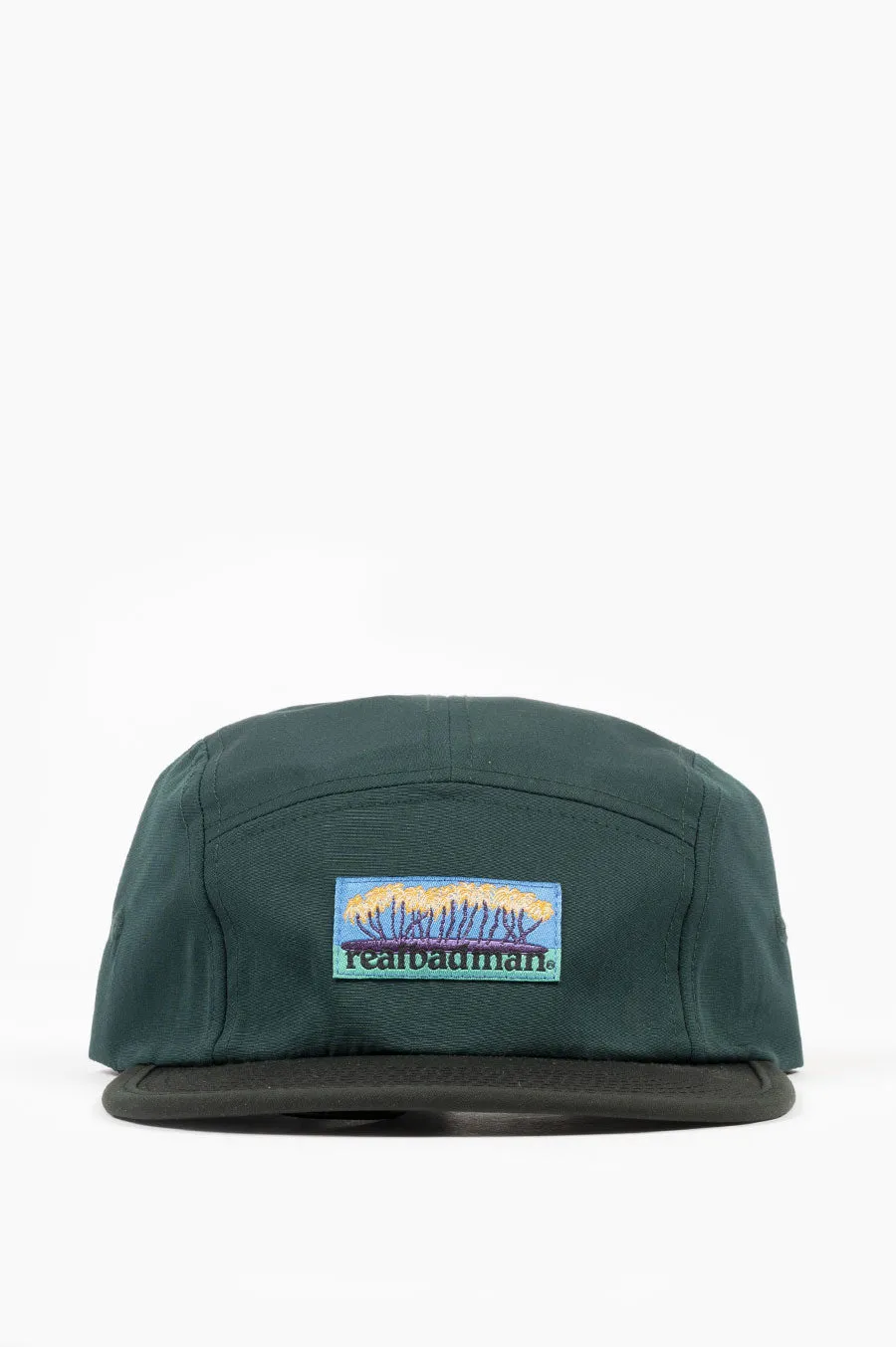 REAL BAD MAN ALOHAHAHA HIKING CAP GREEN