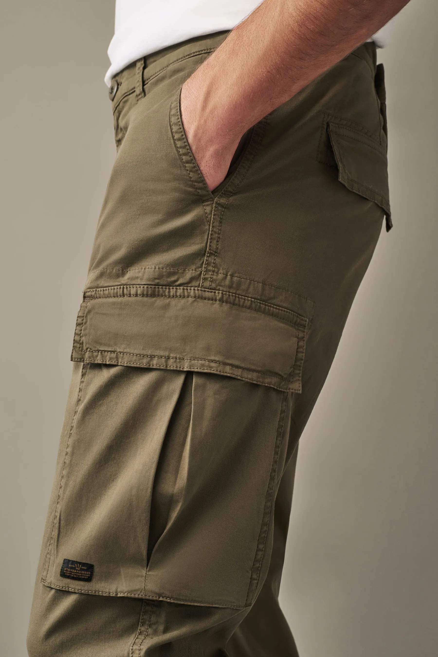 Regular - Pantaloni cargo vestibilità attillata