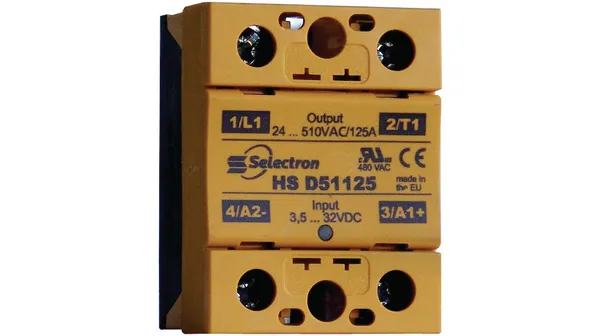 Relè a stato solido HS D2825, Montaggio a pannello, 25 A, 280 V c.a. HS