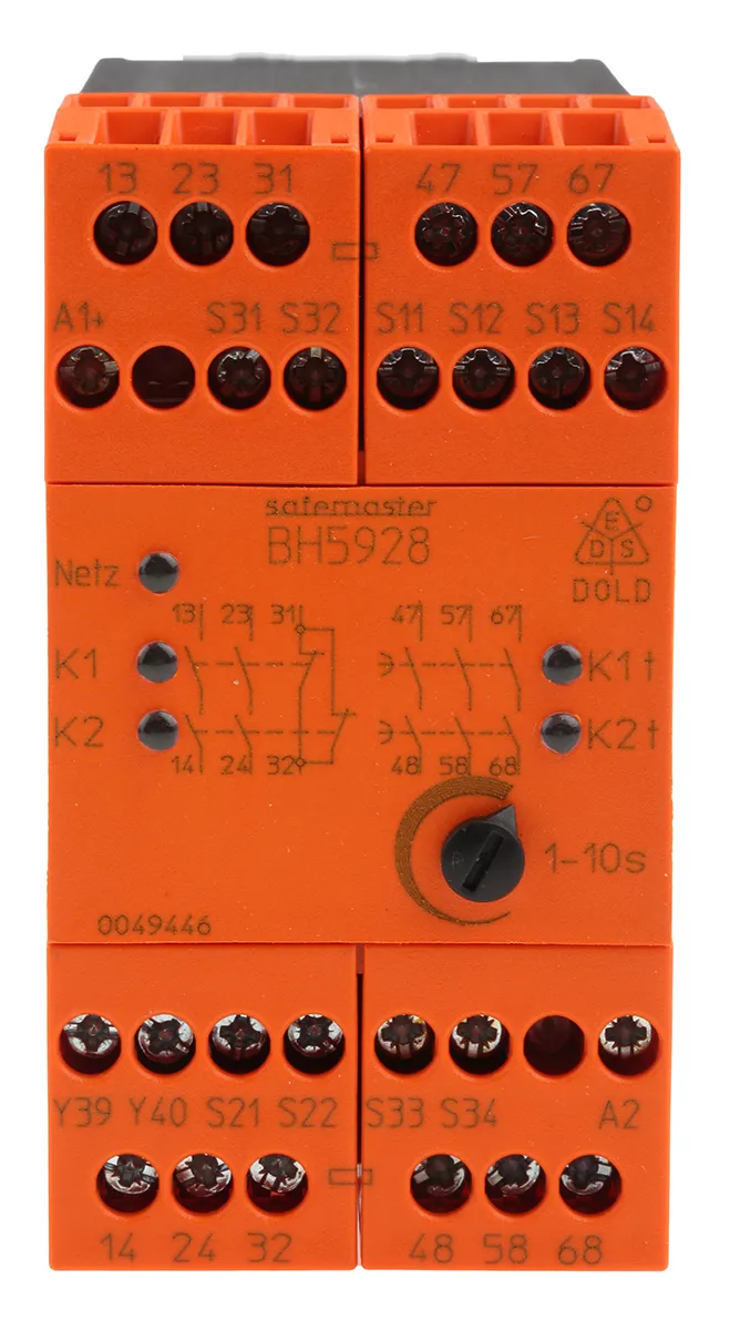 Relè di sicurezza Dold BH 5928, 24V ca/cc, 1, 2 canali, 3 contatti di sicurezza