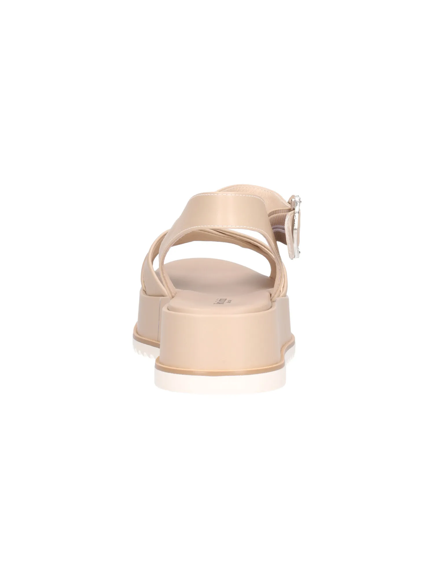 Sandalo con platform Nero Giardini da donna beige