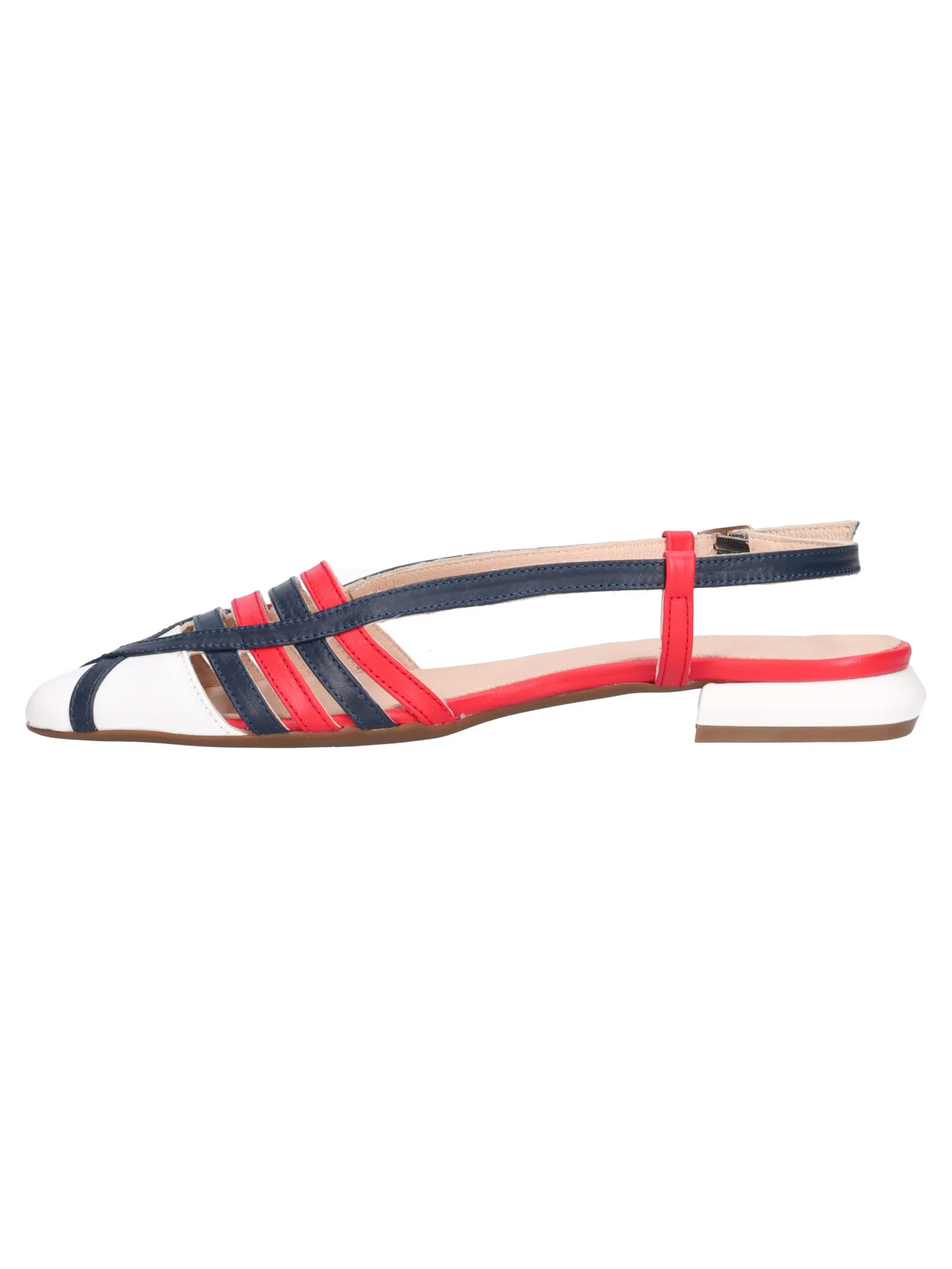 Sandalo con punta chiusa Epochè Xi da donna bianco, rosso e blu