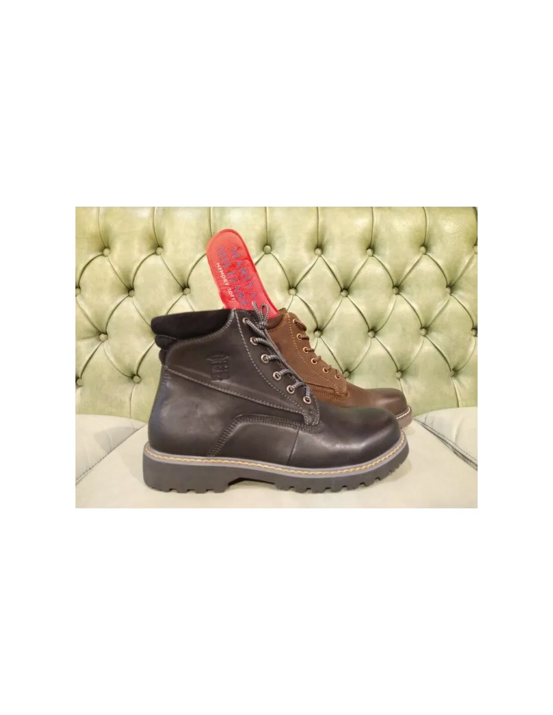 Scarpe anfibi uomo neri, Marina Militare