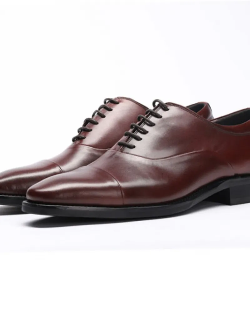 Scarpe brogue in vera pelle di mucca autunno Scarpe casual da uomo Scarpe da ginnastica fatte a mano vintage Scarpe oxford rosse
