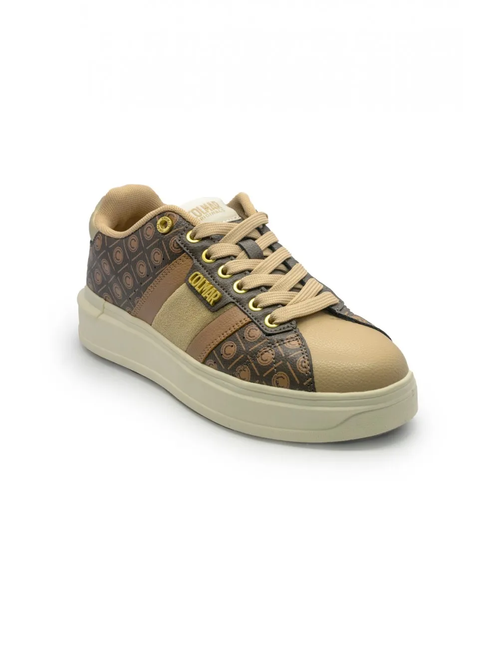 SCARPE COLMAR DONNA MULTICOLORE CHOCOLATE/SAND - CLAYTON SIGN 132