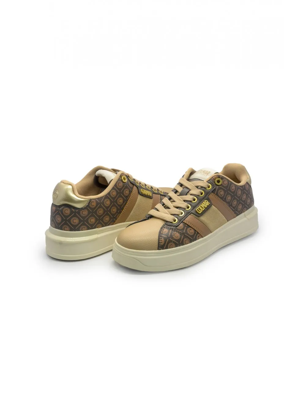 SCARPE COLMAR DONNA MULTICOLORE CHOCOLATE/SAND - CLAYTON SIGN 132