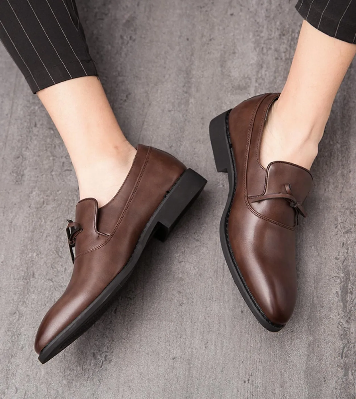 Scarpe da uomo in pelle Scarpe eleganti da uomo Scarpe da lavoro casual da uomo Scarpe oxford taglia 3848 Scarpe casual in pelle
