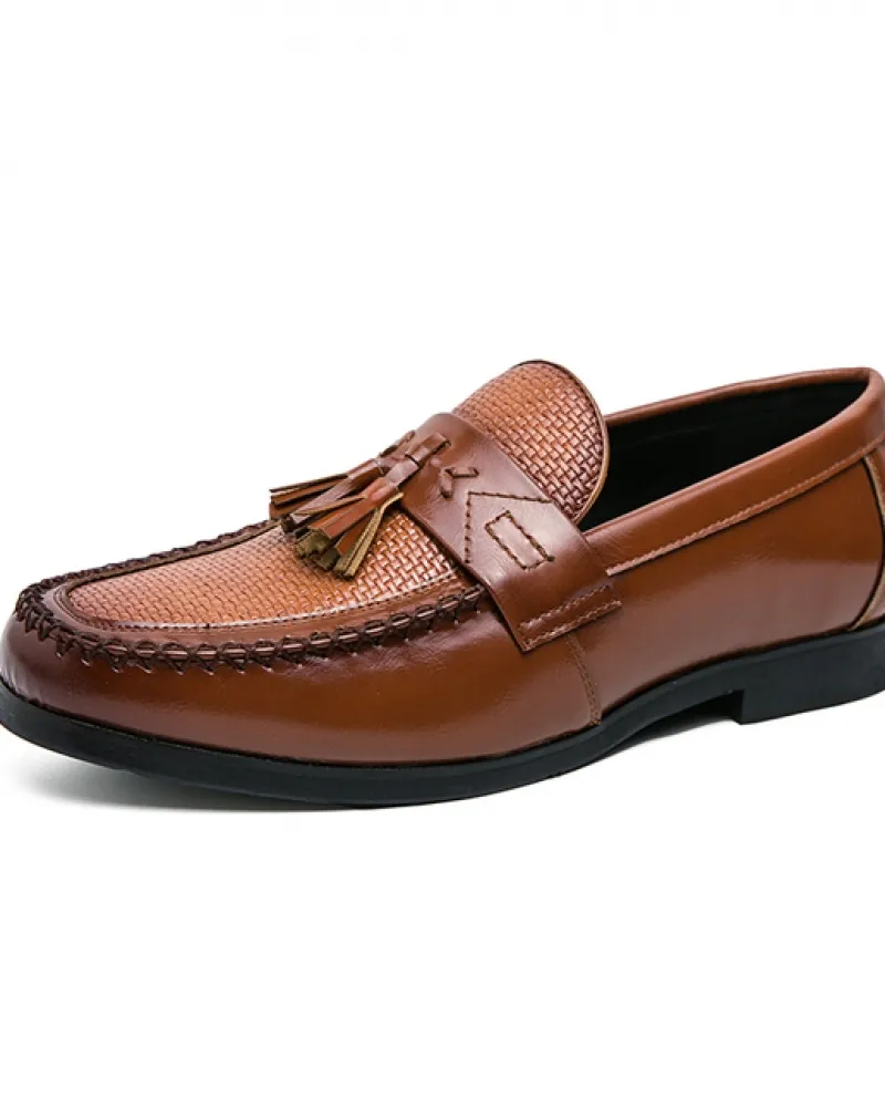 Scarpe di lusso Mocassini con nappe Scarpe eleganti da uomo in mocassino Scarpe oxford Scarpe casual da uomo in pelle di coccodr